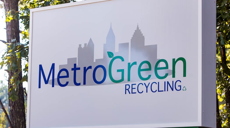 The Metro Green Recycling plant, seen in 2021, on Snapfinger Woods Drive in Stonecrest has been at the center controversy and lawsuits for years. (Jenni Girtman for the AJC)