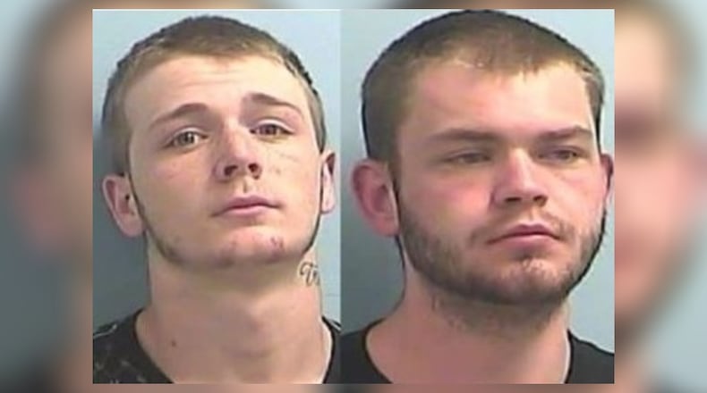 Isaac Thomas Huff (left) and Dylan Patrick Reid accepted plea deals in the case.