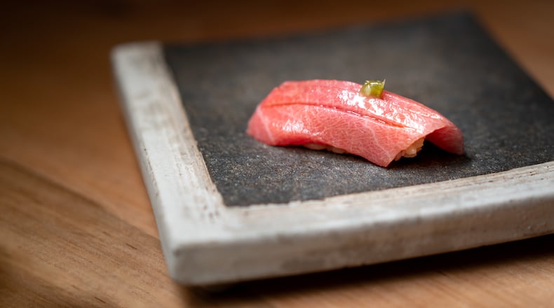 The nigiri courses at Omakase by Yun in Dunwoody might include otoro, or fatty tuna. Courtesy of David Hoang
