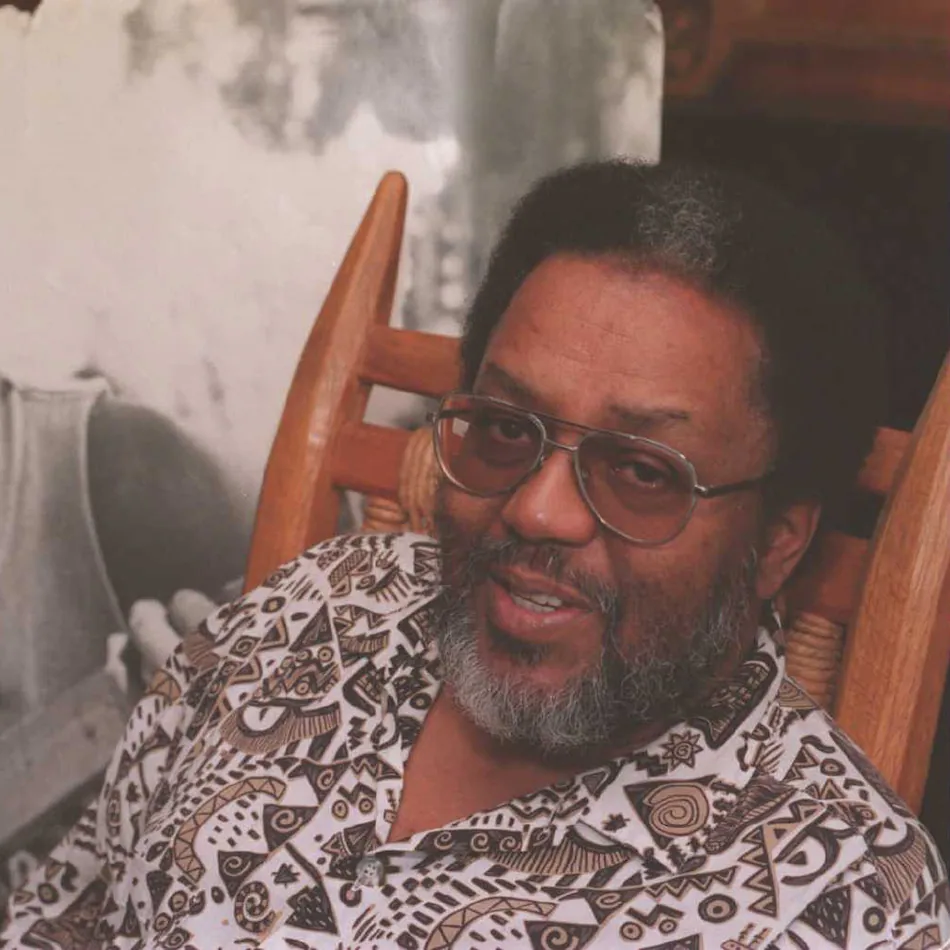 Worth Long, a folklorist, civil rights activist and noted musicologist, photographed at his home in Atlanta in 1994. (Johnny Crawford/AJC)