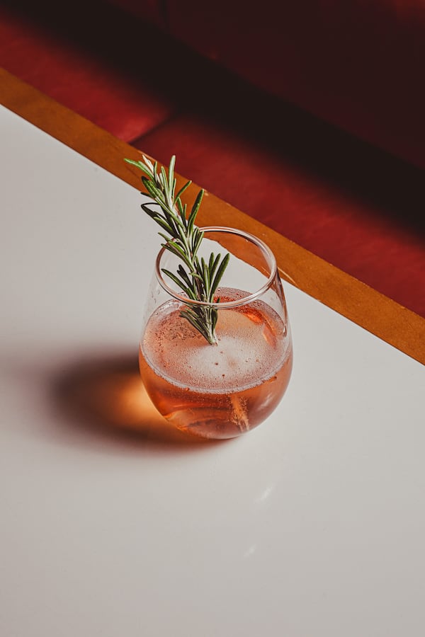 Superica's Poinsettia cocktail can be ordered with or without alcohol. (Courtesy of Superica)