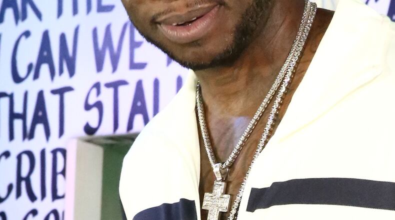 MIAMI BEACH, FL - DECEMBER 02: Rapper Gucci Mane performs at Public School And The Confidante Present WNL Radio at The Confidante on December 2, 2016 in Miami Beach, Florida. (Photo by Astrid Stawiarz/Getty Images for The Confidante)