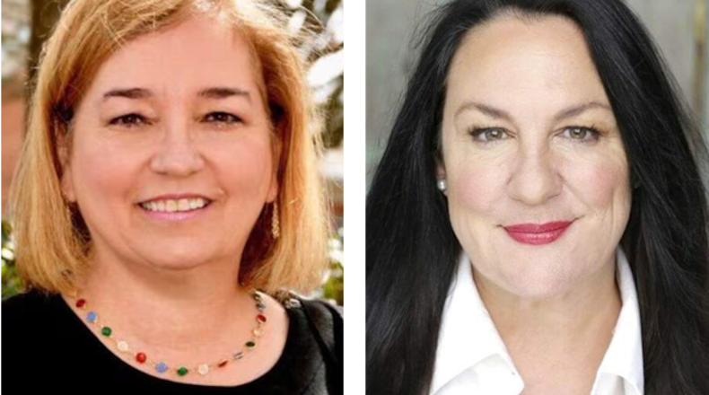 Katy Stamper, left, won the Democratic primary in Georgia's 11th Congressional District. Tracey Verhoeven, right, is who the Democratic Party is supporting in the race.