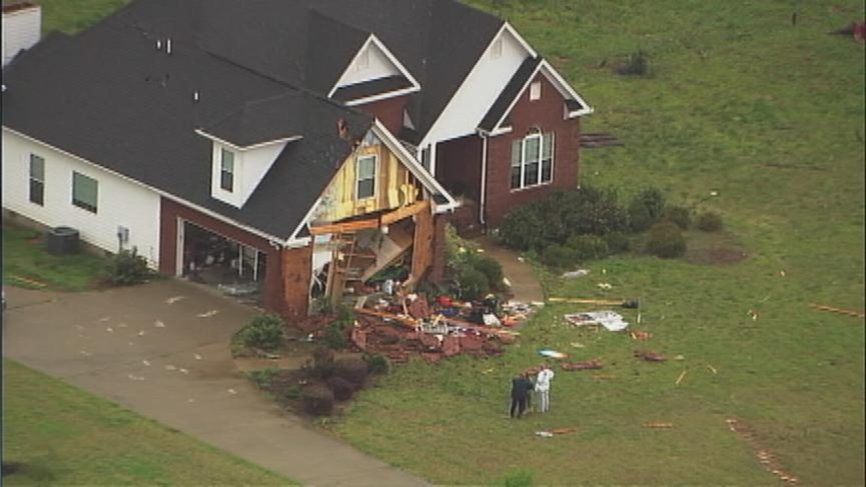 Storm damage in Newton county
