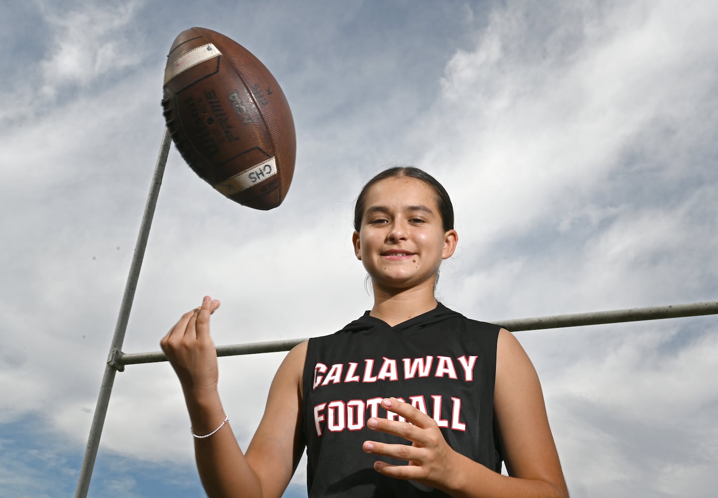Callaway kicker Mia Flores