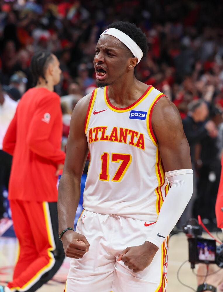 NBA first round playoff game 3 between New York Knicks and Atlanta Hawks