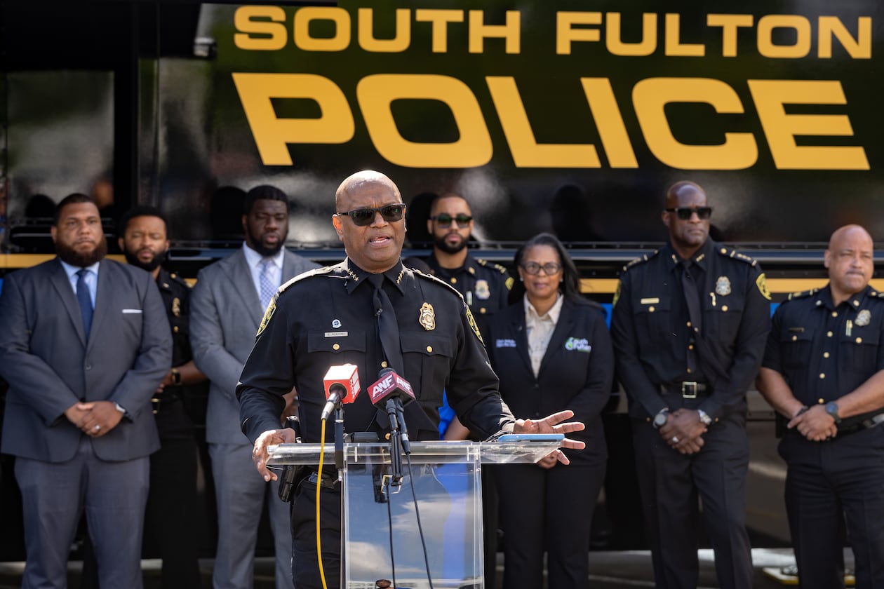 South Fulton's former police chief, Keith Meadows, was placed on leave while an independent administrative review of the police department was conducted at the request of the City Council. He later resigned. (Ben Hendren for the Atlanta Journal-Constitution)