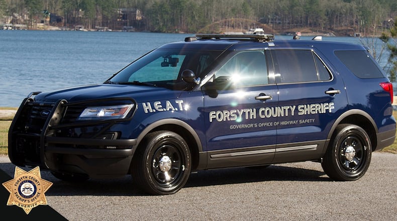 The Forsyth County Sheriff’s Office announced it has received a $172,619 state grant to fund its H.E.A.T. (Highway Enforcement of Aggressive Traffic) unit. FORSYTH COUNTY SHERIFF via Facebook