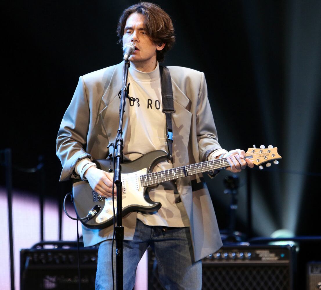 John Mayer rocked a sold-out State Farm Arena on Friday, April 8, 2022, on his SOB Rock Tour, with Yebba opening the first of two nights. (Photo: Robb Cohen for The Atlanta Journal-Constitution)