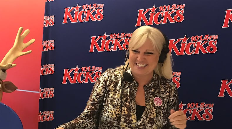 Dallas McCade, mid-day host at Kicks 101.5. CREDIT: Rodney Ho/rho@ajc.com