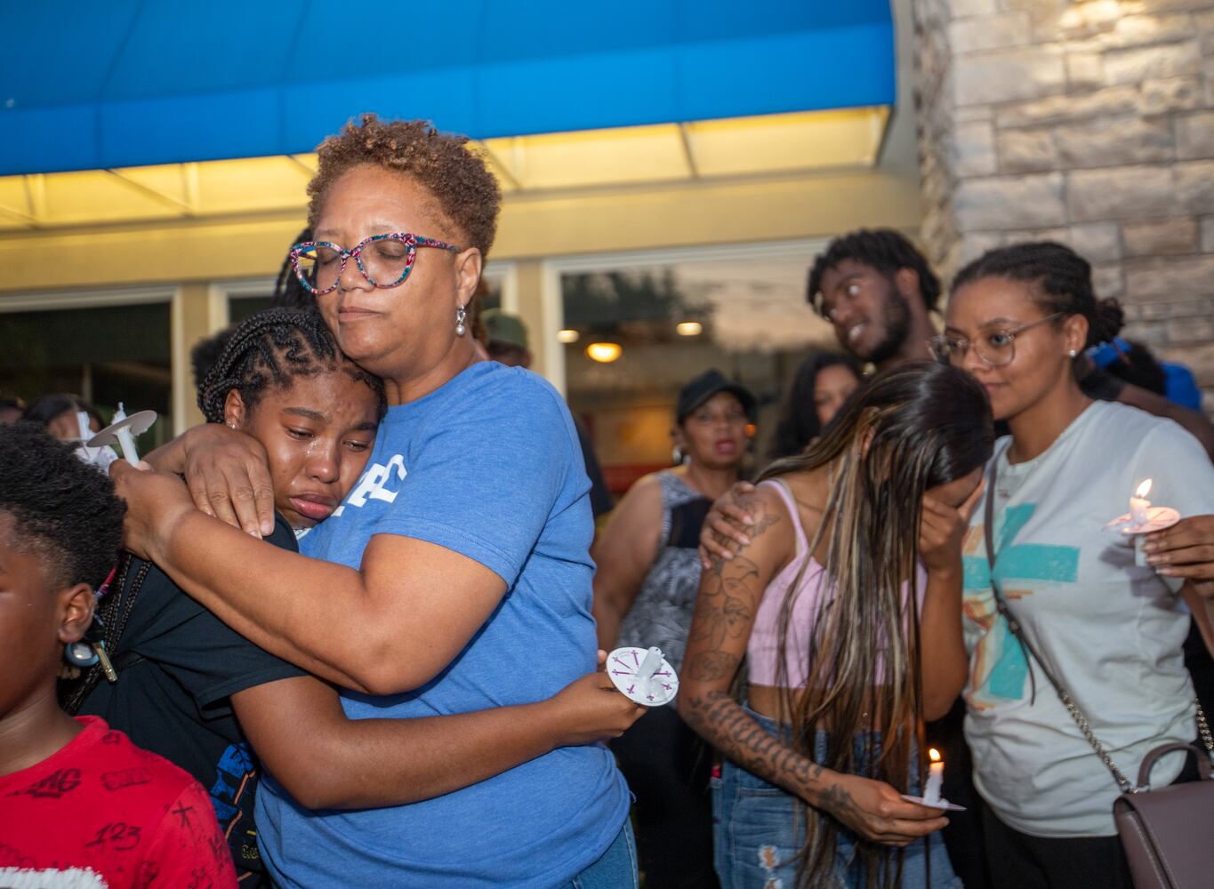Candlelight vigil and balloon release for Jacob Johnson