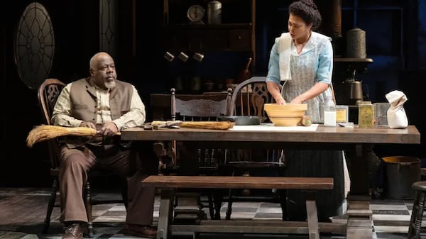 Cedric the Entertainer and Taraji P. Henson star in Broadway's "Joe Turner's Come and Gone." (Julieta Cervantes)
