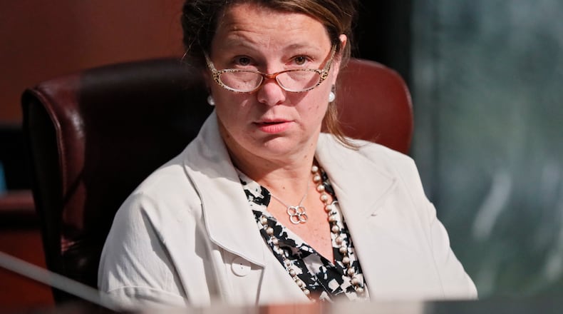 April 22, 2019 - Atlanta - Jennifer Ide, Atlanta City Council member, has pushed for creating the Office of Inspector General to root out corruption. Bob Andres / bandres@ajc.com