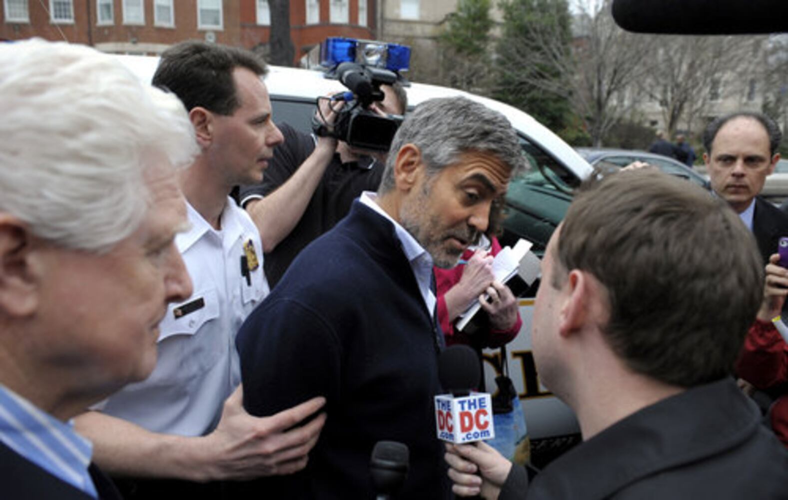 George Clooney arrested at demonstration