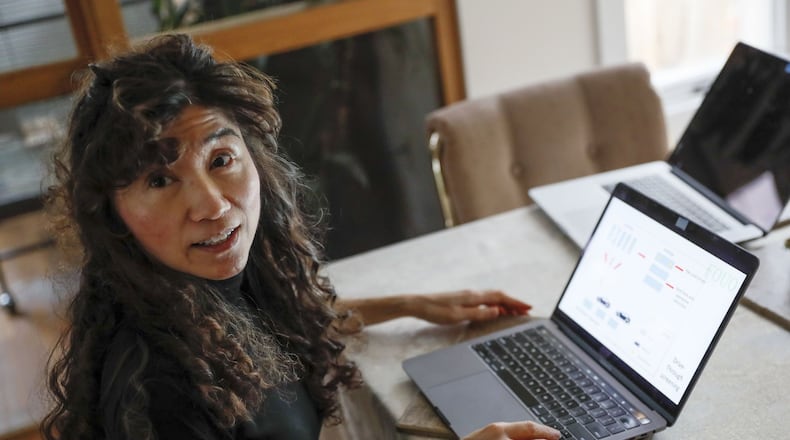Georgia Tech professor Eva Lee, one of the country's most renowned mathematics modeling experts, is working for national and state agencies to try and contain the new coronavirus that causes the disease COVID-19. (photo: Bob Andres / robert.andres@ajc.com)