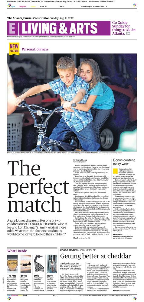 Personal Journeys: The perfect match