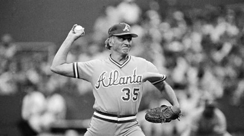 Phil Niekro posted a 17-4 record for the Braves at age 43 in 1982.