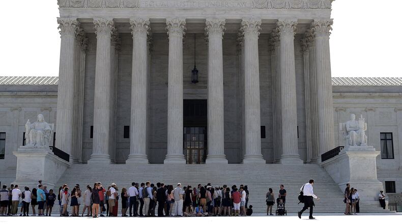 The U.S. Supreme Court building in Washington, D.C. The high court will hear gerrymandering cases later this month. (Photo by Chip Somodevilla/Getty Images)