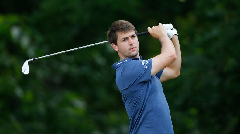 Ollie Schniederjans will join former Georgia Tech golfers Richy Werenski and Roberto Castro in a trio that will play the first two rounds of the U.S. Open Thursday and Friday in Southhampton, N.Y. (Photo by Michael Reaves/Getty Images)