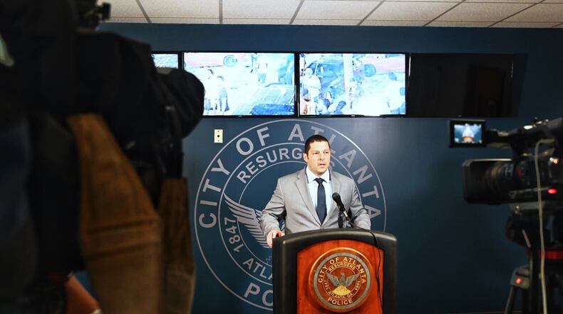 Atlanta police Lt. Pete Malecki discusses a shooting that left two people dead over the July 4 weekend.