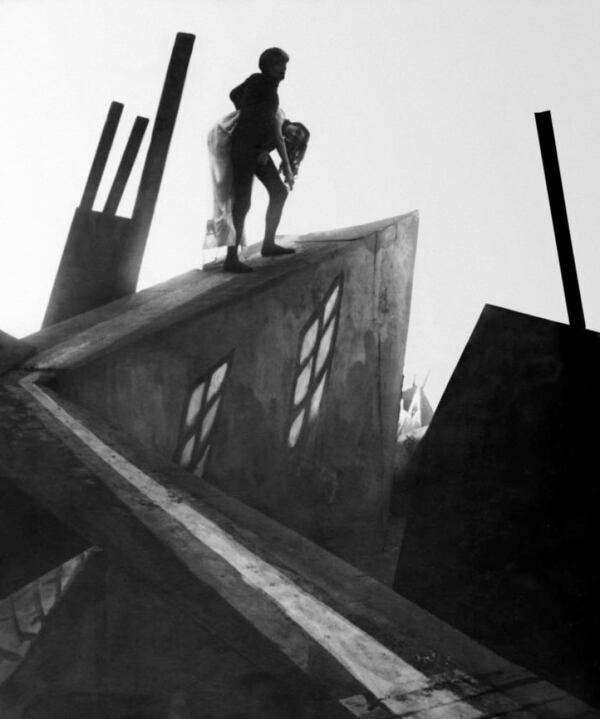 A still from the classic 1920 German silent film “The Cabinet of Dr. Caligari,” directed by Robert Wiene. CONTRIBUTED BY KINO LORBER