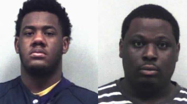 Trevais Ways (left), Aundre Brooks (Credit: Gwinnett County Sheriff’s Office)