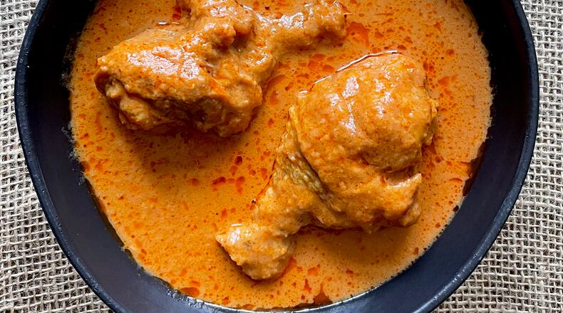 The peanut butter soup at Ike’s Cafe & Grill is a velvety rich broth that is layered and nuanced. Angela Hansberger for The Atlanta Journal-Constitution