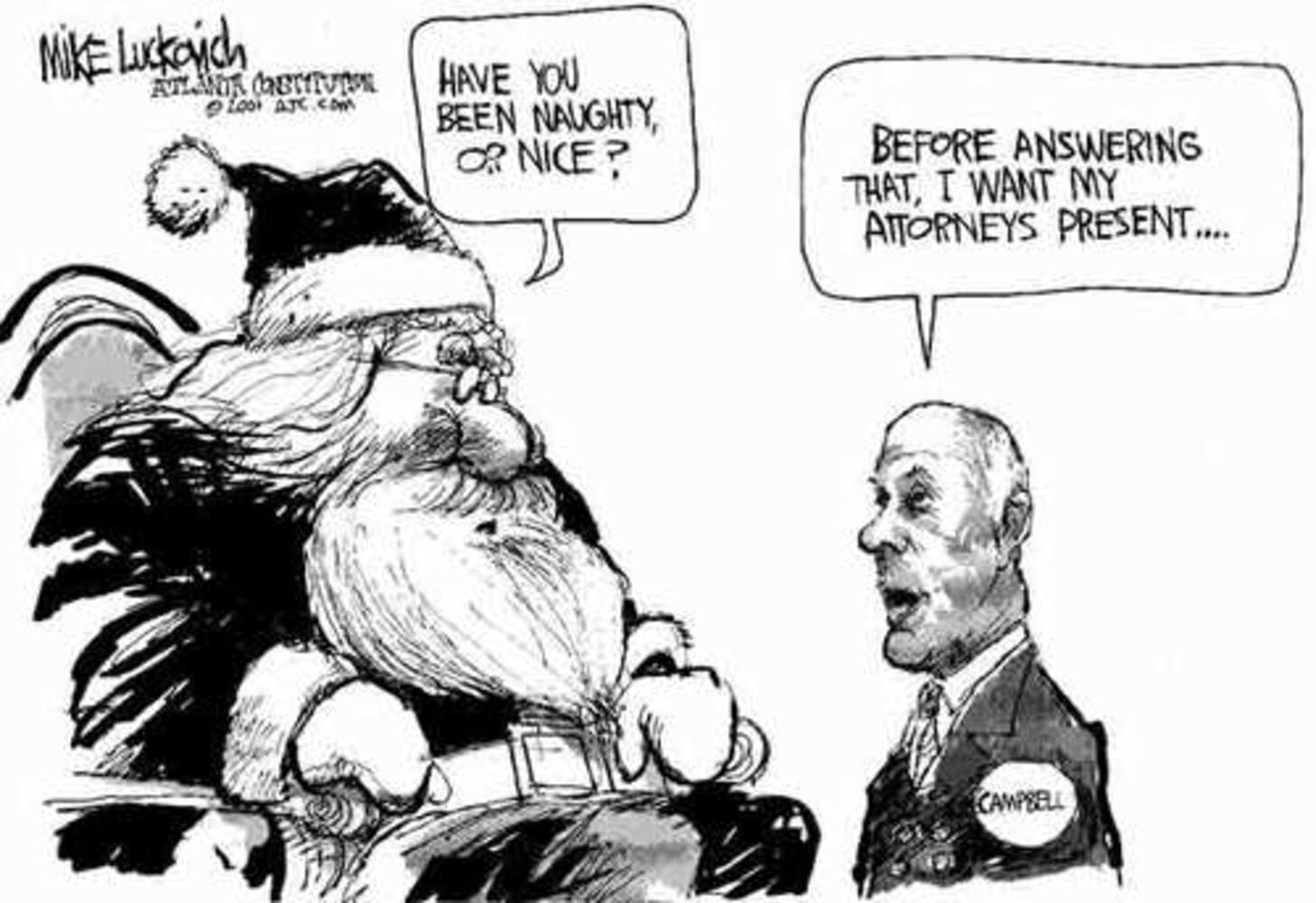Ho, ho, ho with Mike Luckovich