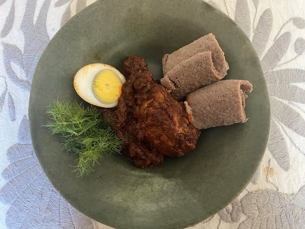 In Atlanta, Bahel Ethiopian lists doro wat as one of its signature dishes. (Bob Townsend for the AJC)