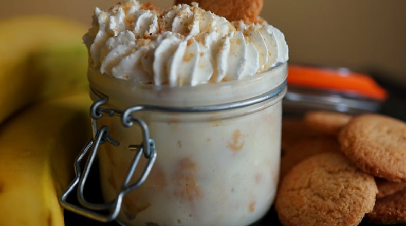 Blue Hound Barbecue’s Banana Pudding. (Courtesy of Kyle Bryner)