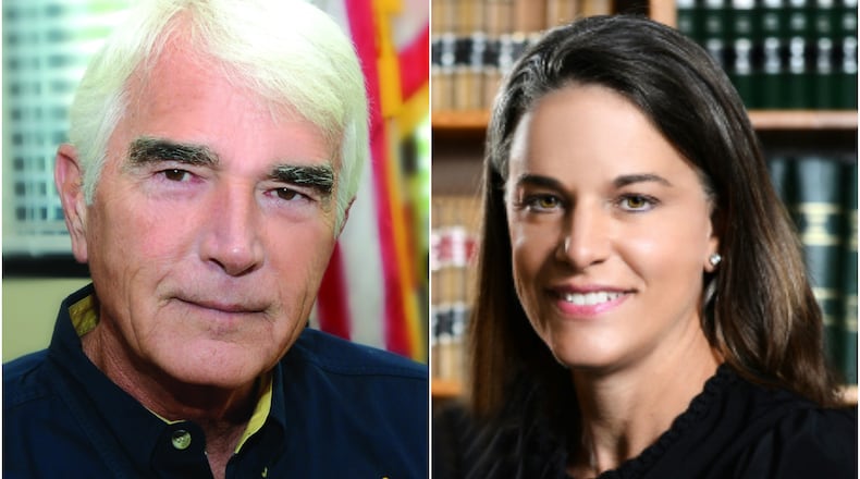 Gwinnett County Sheriff Butch Conway and State Court Judge Carla Brown.