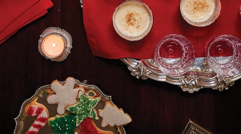 Beverly Hills Egg-Nog calls for “excellent-quality bourbon” and heavy cream. The recipe (Pages 84-85) is from “The Art of the Host: Recipes and Rules for Flawless Entertaining” by Alex Hitz (Rizzoli, $45). CONTRIBUTED BY IAIN BAGWELL