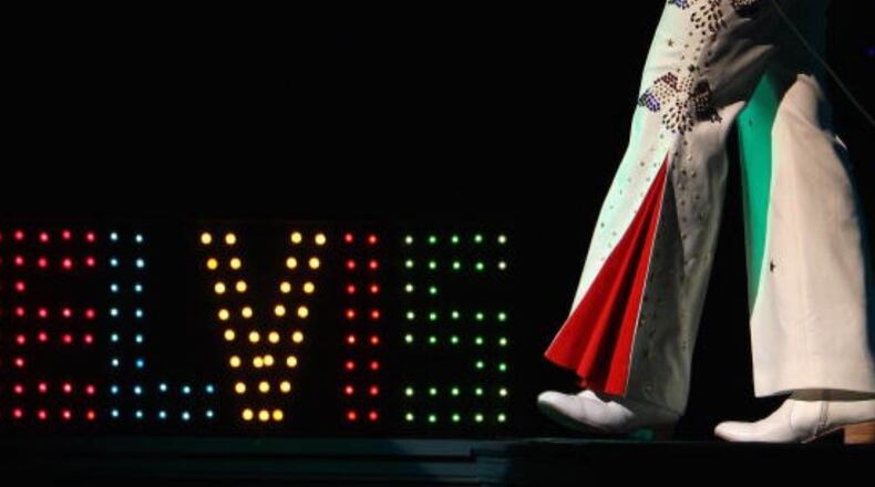 A large piece of Elvis Presley memorabilia was unveiled at a casino in Tampa, Florida, on Thursday.