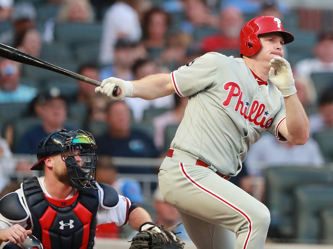 Photos: Braves open home series with the Phillies