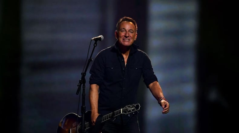 Singer-songwriter Bruce Springsteen performs during the closing ceremony of the Invictus Games 2017 at Air Canada Centre on September 30, 2017 in Toronto, Canada.