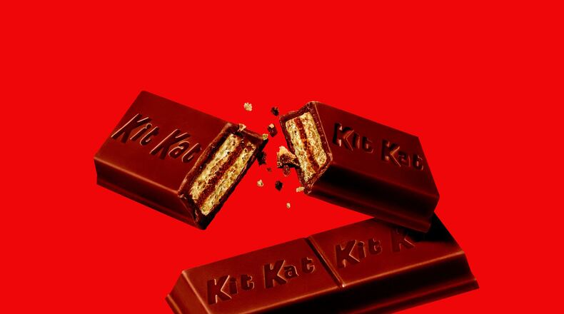 Coming soon to a selected retailer near you: a vegan version of the iconic KitKat candy bar. (Hershey's/TNS)