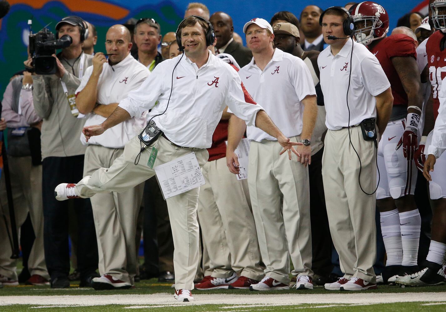 Kirby Smart at the SEC Championship Game