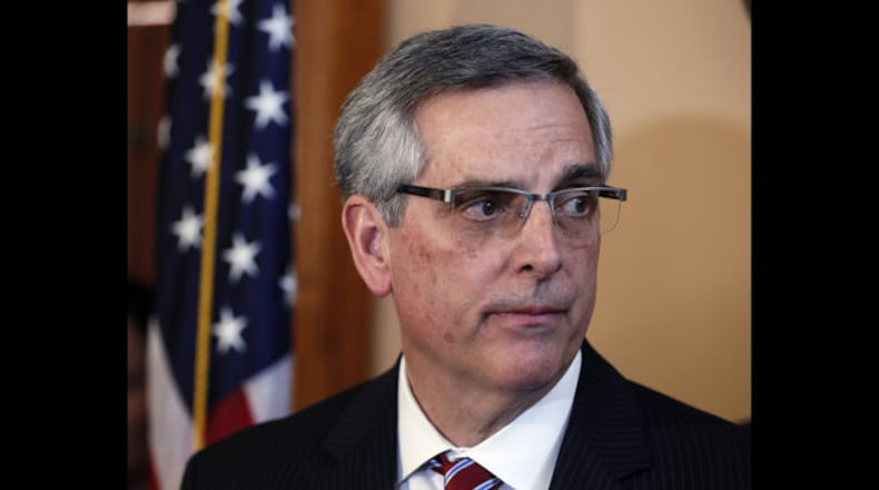 <p>
FILE - In this Jan. 23, 2019 file photo, Gov. Brian Kemp addresses the 2019 Season Joint Budget hearings in Atlanta. In letters dated Wednesday, March 6, 2019, a U.S. House committee is seeking a trove of information from Georgia’s governor and secretary of state as it investigates reports of voter registration problems and other issues reported during the state’s 2018 elections. (Bob Andres/Atlanta Journal-Constitution via AP)/Atlanta Journal-Constitution via AP)
</p> <p>
FILE - In this pool image from video, Stacey Abrams delivers the Democratic party's response to President Donald Trump's State of the Union address, Tuesday, Feb. 5, 2019 from Atlanta. Georgia Gov. Brian Kemp served as the state’s chief election officer while he ran for governor in 2018. Abrams has alleged he mismanaged the election which she narrowly lost, an allegation which Kemp denies. (Pool video image via AP)
</p> <p>
FILE - In this Feb. 26, 2019 file photo, Georgia Secretary of State Brad Raffensperger answers questions after the Georgia House passed a bill to buy a new election system that includes a paper ballot. But opponents to the bill, including many Democrats, say it would still leave Georgia's elections vulnerable to hacking and tampering. In letters dated Wednesday, March 6, 2019, a U.S. House committee is seeking a trove of information from Georgia’s governor and secretary of state as it investigates reports of voter registration problems and other issues reported during the state’s 2018 elections. (Bob Andres/Atlanta Journal-Constitution via AP)
</p> <p>
FILE - In this Wednesday, Feb. 27, 2019 file photo, Rep. Elijah E. Cummings, D- Md., the chairman of the Committee on Oversight and Reform, presides over the last hour of testimony by Michael Cohen, President Donald Trump's former personal lawyer, on Capitol Hill in Washington, Wednesday, Feb. 27, 2019. In letters dated Wednesday, March 6, 2019 and signed by Reps. Cummings and Jamie Raskin, both from Maryland, a U.S. House committee is seeking a trove of information from Georgia’s governor and secretary of state as it investigates reports of voter registration problems and other issues reported during the state’s 2018 elections (AP Photo/J. Scott Applewhite)
</p>