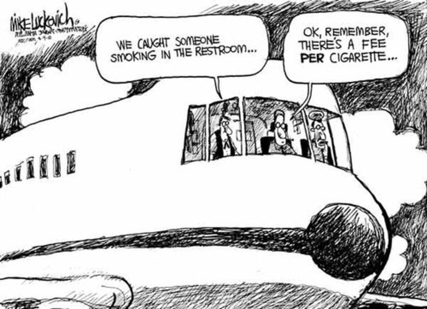Mile Luckovich cartoons for April 2010
