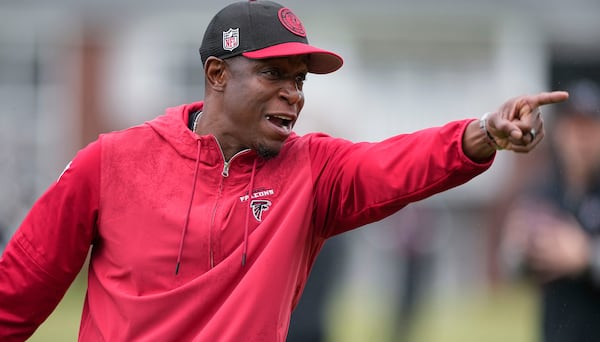 First-year Falcons head coach Raheem Morris (seen here in May) is ready for the start of training camp next week. 