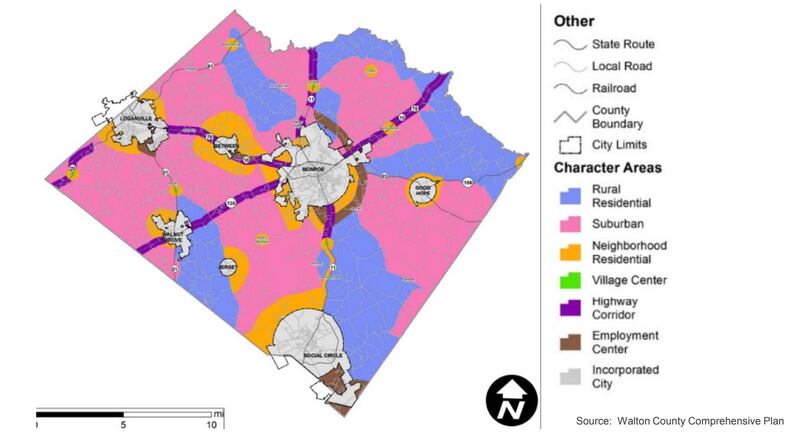 Walton County, which includes a portion of Loganville, is seeking public comment for its Comprehensive Traffic Plan. (Courtesy Walton County)