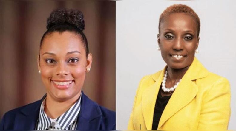 Jazzmin Cobble (left), Tammy Grimes