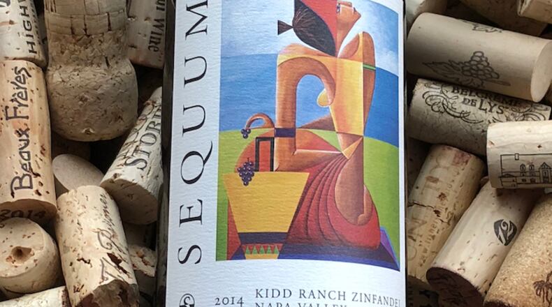 Sequum 2014 Kidd Ranch zinfandel on June 9, 2018, in Hudson, Ohio. (Phil Masturzo/Akron Beacon Journal/TNS)