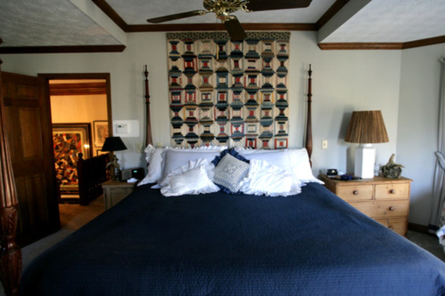 Folk art collection enlivens rustic Cobb County home