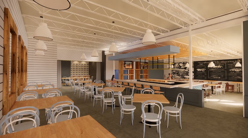 Rendering of Message in a Bottle, opening in Village Dunwoody / Courtesy of Message in a Bottle