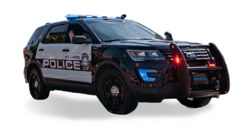 A Hilliard police officer was able to stop a driver who was swerving erratically across an Ohio interstate.