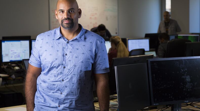 (Naveen Rao, founder of Nervana, an artificial intelligence company that Intel bought last year, at his San Diego offices. (Howard Lipin/San Diego Union-Tribune/TNS)
