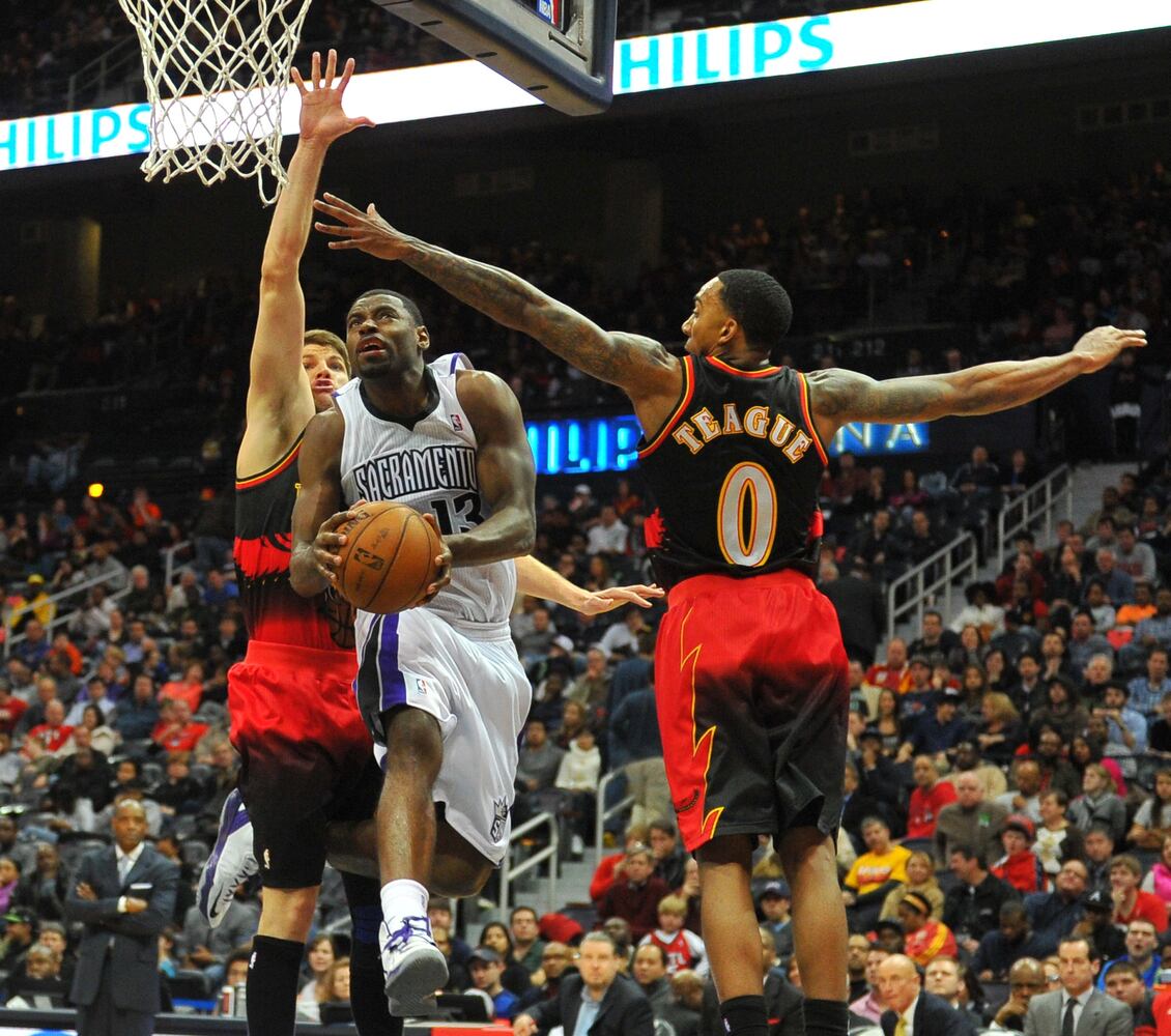 Friday's scene from Philips Arena