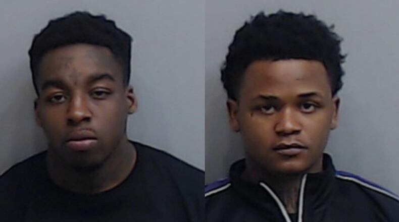 Jermaine Williams (left), Tyrone Linsdey