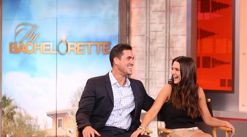 GOOD MORNING AMERICA - Andi Dorfman and Josh Murray of ABC's "The Bachelorette" are guests on "Good Morning America," 7/29/14, airing on the ABC Television Network. (ABC/Fred Lee) JOSH MURRAY, ANDI DORFMAN Josh Murray and Andi Dorfman on "Good Morning America" Tuesday morning July 29, 2014. CREDIT: ABC